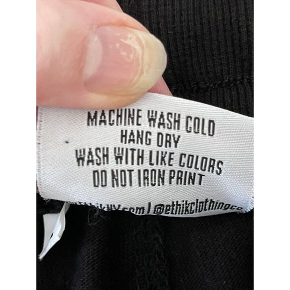 Ethik x Shadow Snowbird Joggers Men’s Black Reflective Multiple Logos Large $82 - Picture 7 of 12